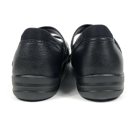 Apex Petals Lisa A330 Mary Jane Black Shoes 6 W - Picture 7 of 9